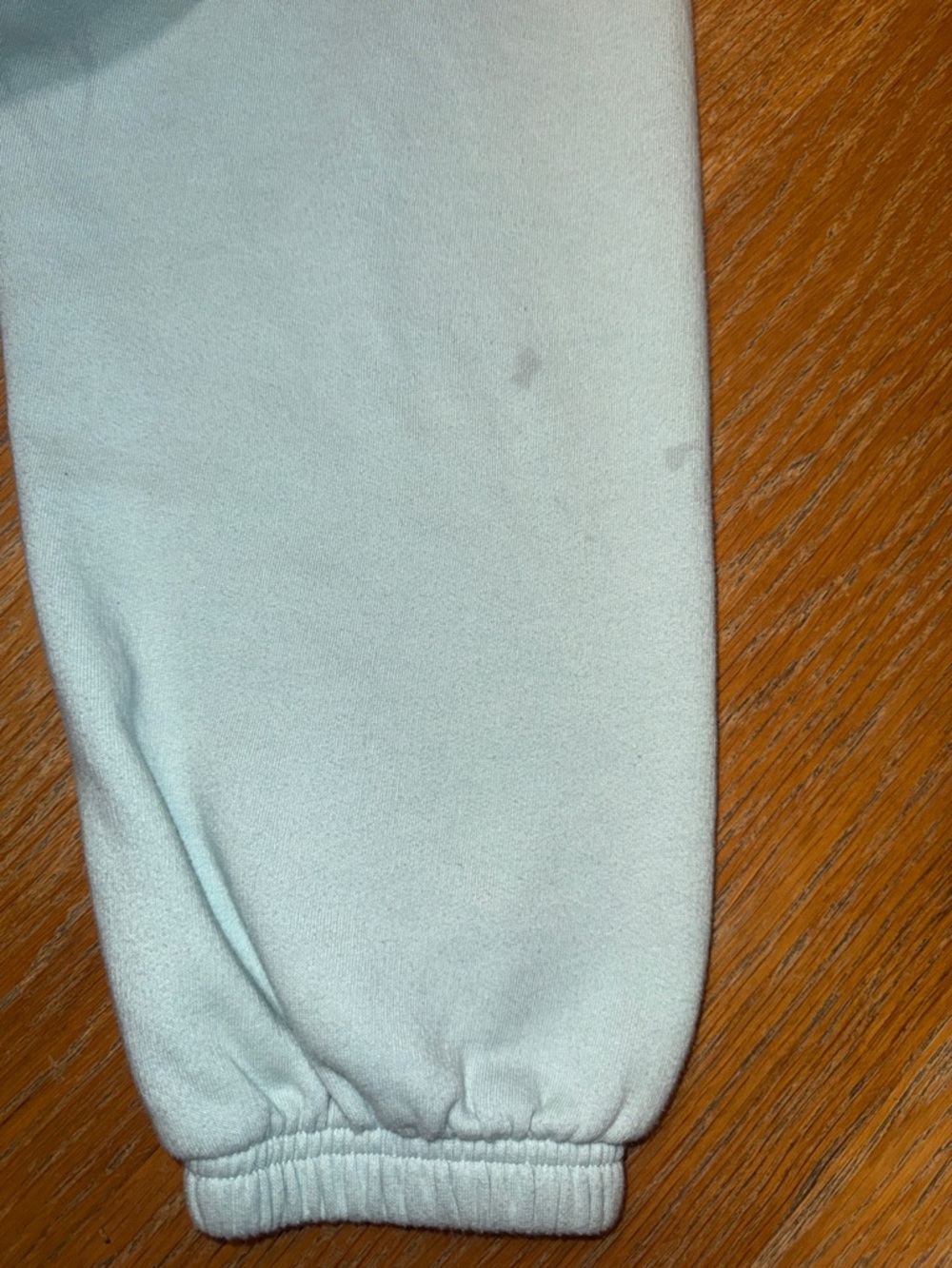 PINK Victoria's Secret Light Blue Fleece Joggers - Picture 5 of 6